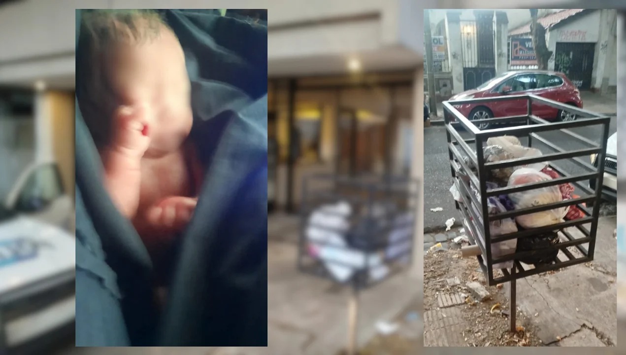 Policiales: encontraron a una recién nacida en un tacho de basura